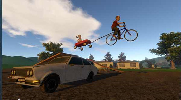 爸爸送儿子上学手机版