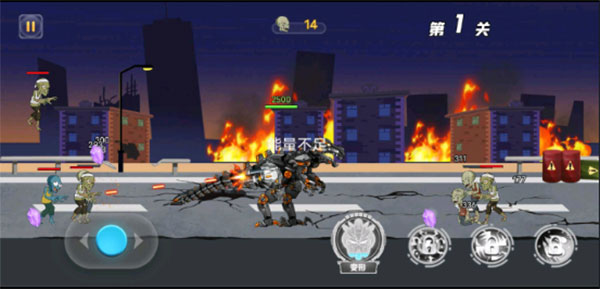 机甲大战僵尸游戏