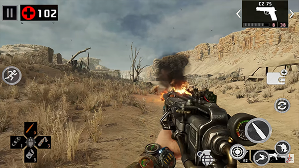 现代僵尸掩护作战手游