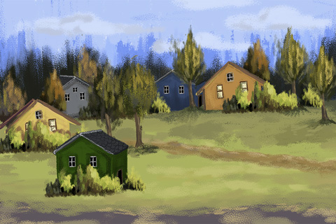 青鸟镇(Blue Town)