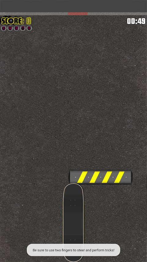 手指滑板游戏