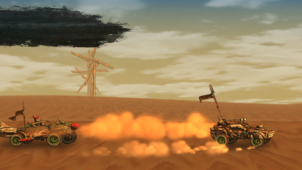 公路勇士战斗赛车游戏