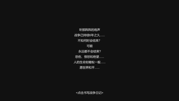 战争日记游戏