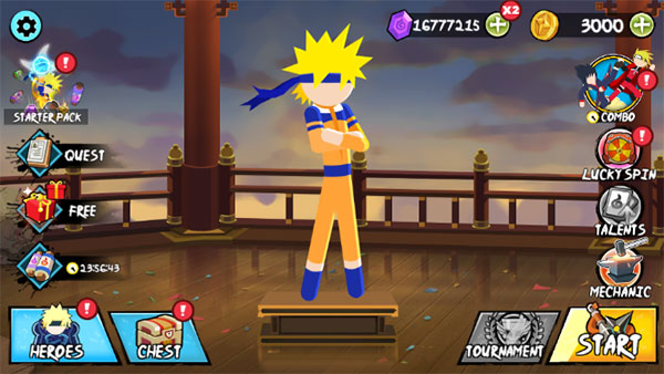 火柴人忍者大战国际服