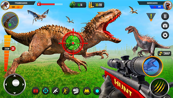 野生恐龙狩猎丛林