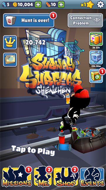 地铁跑酷黑色金币版