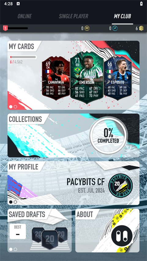 PACYBITS FUT 20官方版