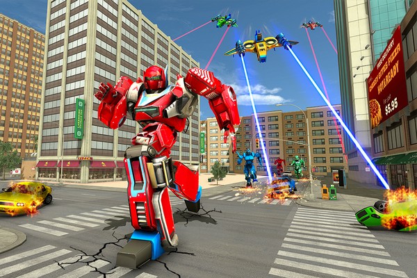 无人机机器人游戏