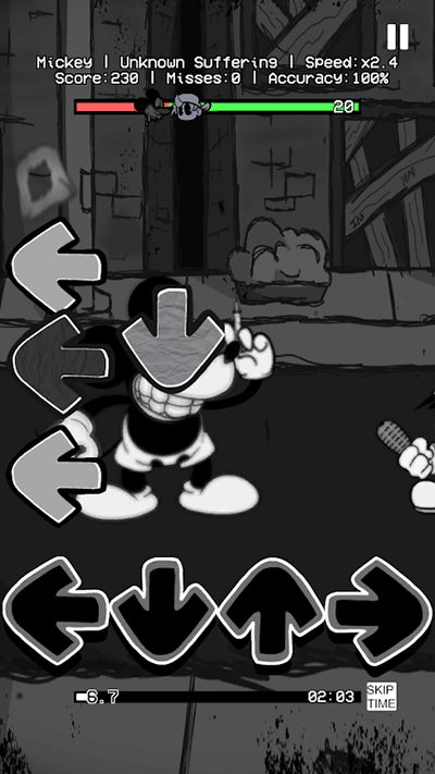 周五夜放克米老鼠黑白版