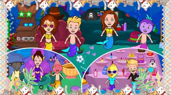 托卡城镇小人鱼游戏官方版