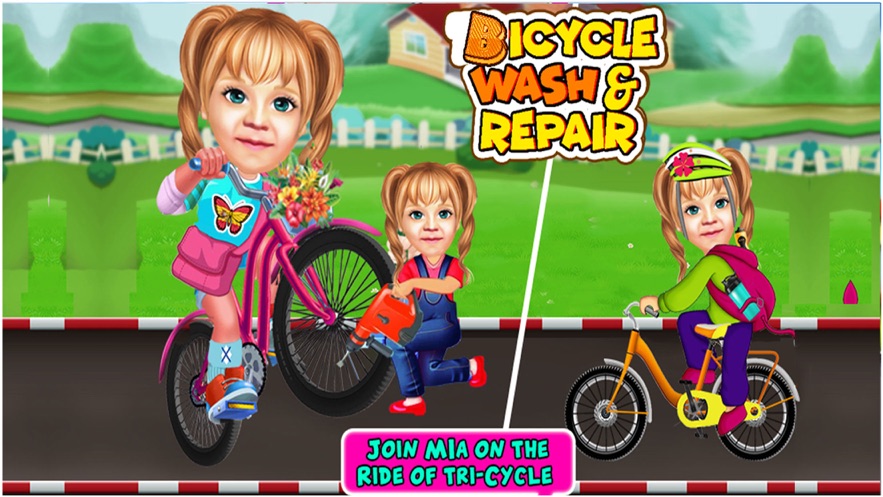 自行车修理和洗涤沙龙游戏免费版 v1.0