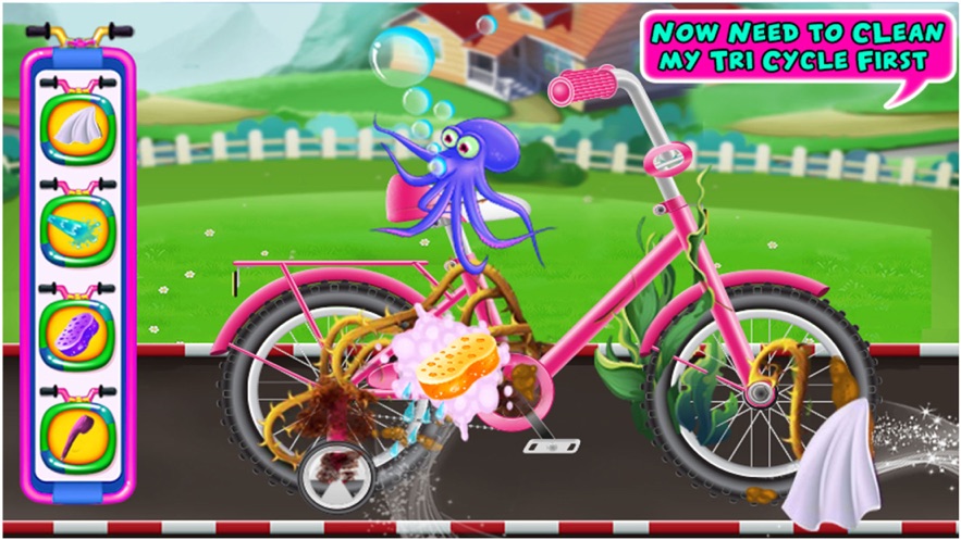 自行车修理和洗涤沙龙游戏免费版 v1.0