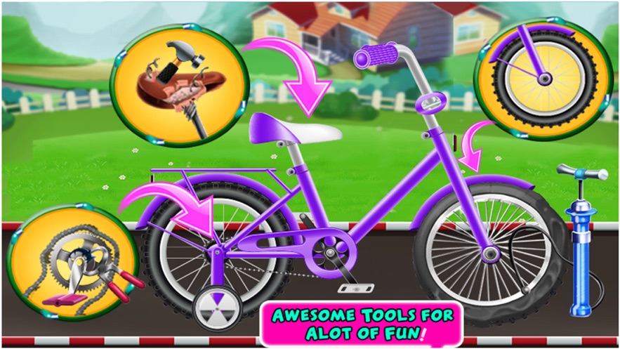 自行车修理和洗涤沙龙游戏免费版 v1.0