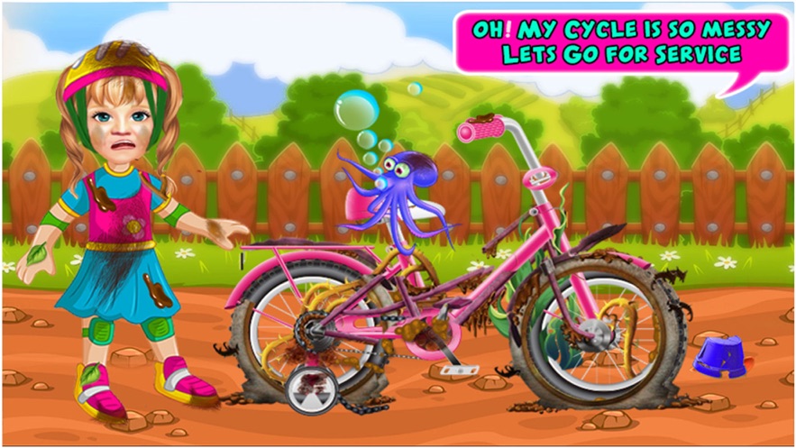 自行车修理和洗涤沙龙游戏免费版 v1.0