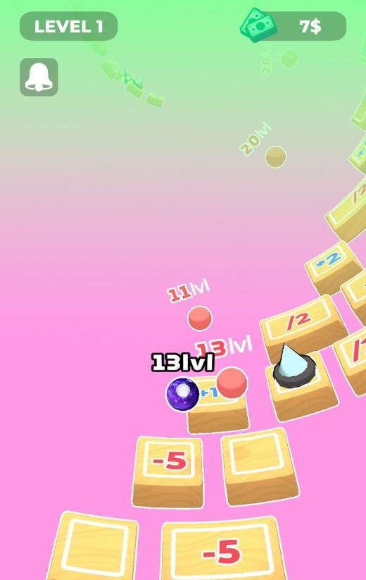 升级弹跳游戏最新版（Level Up Bounce）