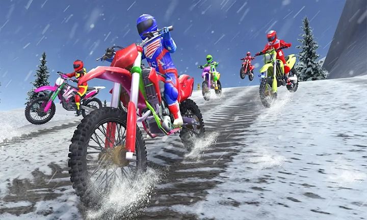 3D摩托车越野赛游戏安卓最新版(Dirt Track Racing Motocross)