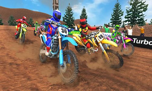 3D摩托车越野赛游戏安卓最新版(Dirt Track Racing Motocross)