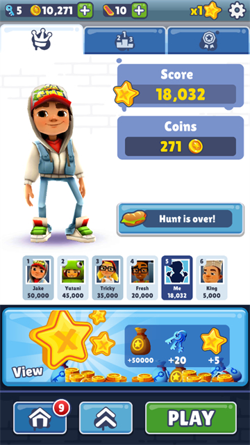 地铁跑酷空间站版本