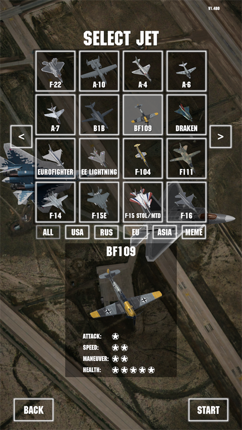 BF109 战斗机