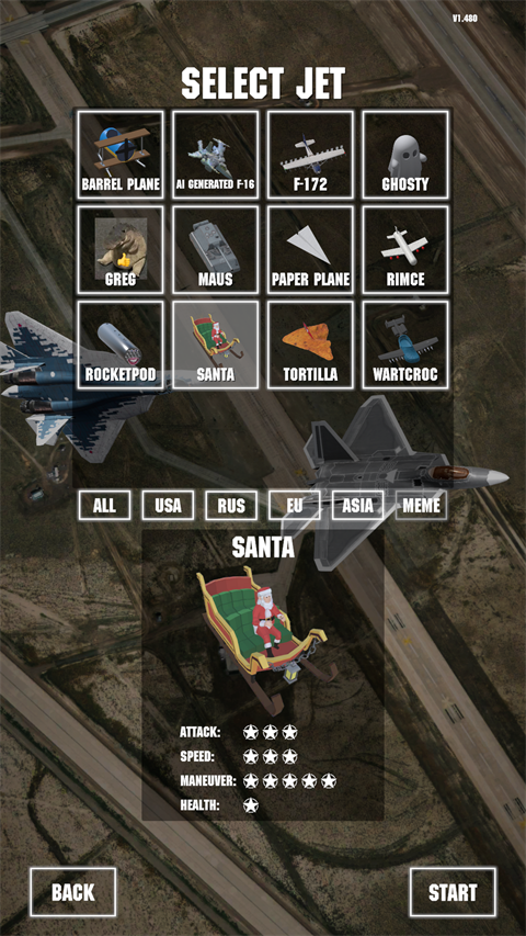 SANTA 战斗机