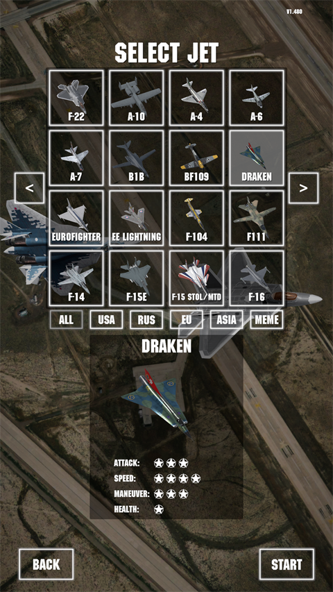 DRAKEN 战斗机